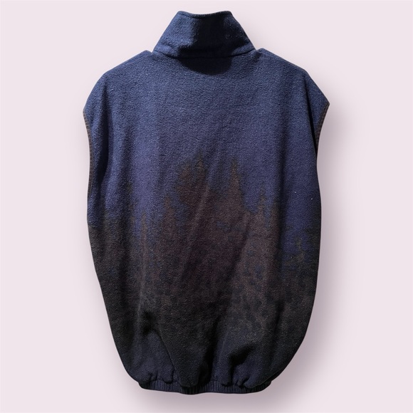 Vintage 90s Tiger Graphic Fleece Vest - Picture 4 of 6